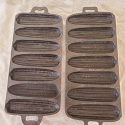 Vintage Cast Iron Corn Bread Pans
