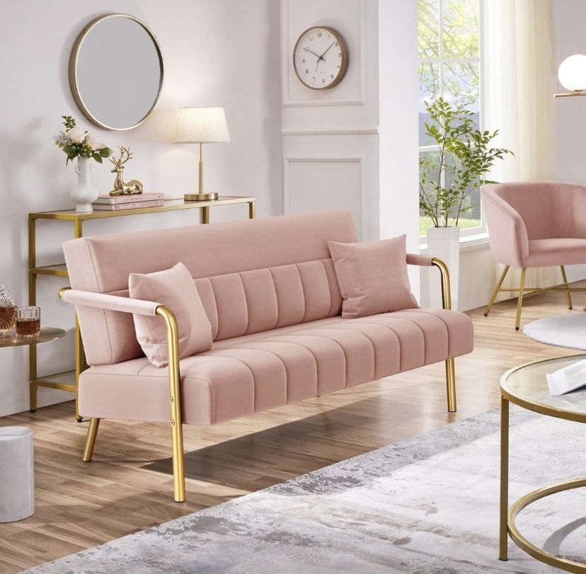 Small Pink Sofa 614672