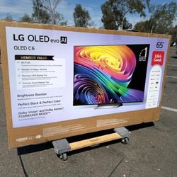 65C6 65” Lg smart 4k oled hdr tv 