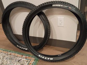 (Pair) Tire - Maxxis Rekon+ 27.5 x 2.8in Tubeless-Ready MTB Tire | Aggressive XC Trail Tire with Dual Compound, EXO Protection