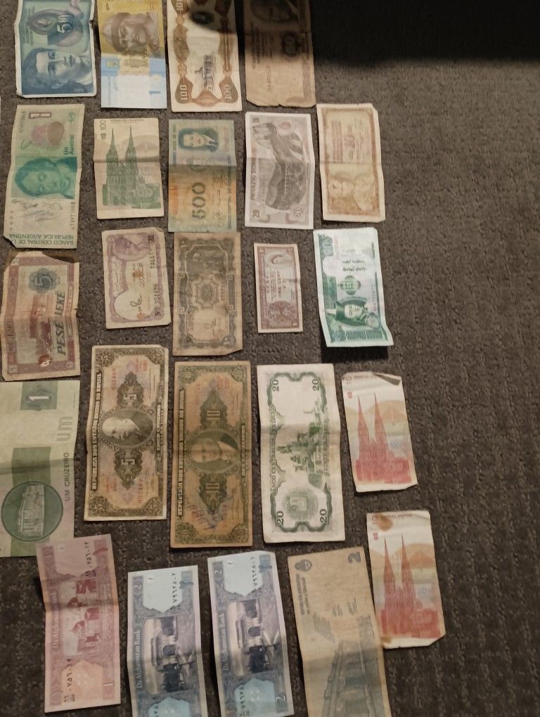 Money Lot ( Vintage Currency Lot )