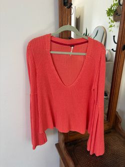 Free People Damsel Bell Sleeve Sweater