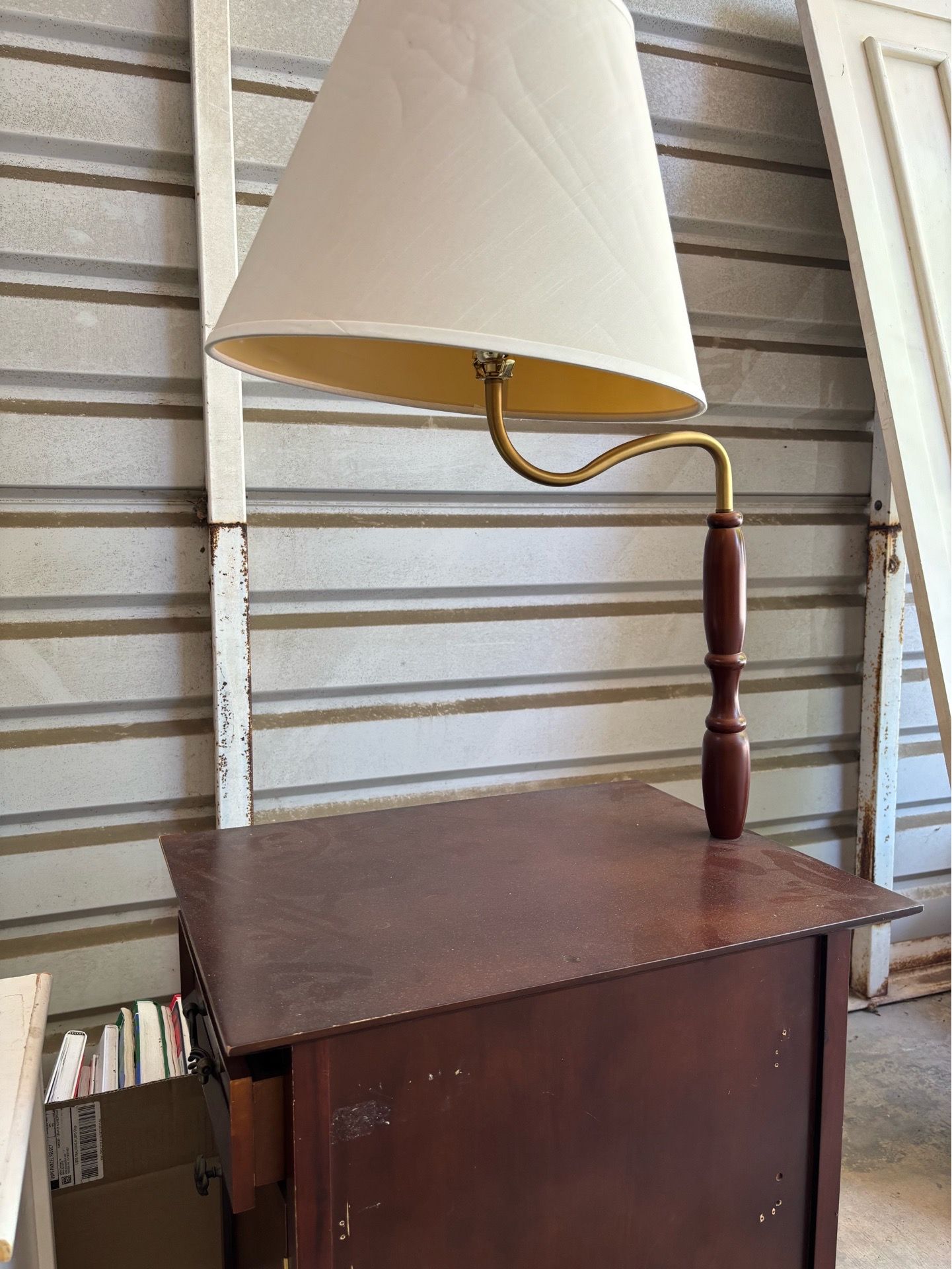 Nightstand with Lamp