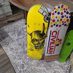 Nice Skateboards And Broken In