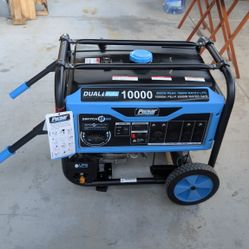 Pulsar 10, 000W Dual Fuel Portable

Generator with Switch & Go Technology & Electric Start