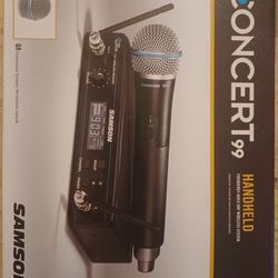Sanson- Concert 99, Handheld Frequency-Agile UHF Wireless System