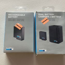 Go Pro Dual Battery Charger + 2 Batteries