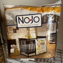 NoJo Newborn Crib Bed Set 4 Pieces Unisex 