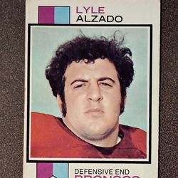 1973 Topps Lyle Alzado Denver Broncos #312 Movie Actor #312 Football Card Vintage Collectible Sports NFL