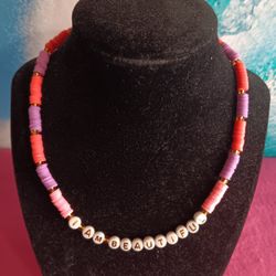 Handmade Clay Beads Necklace 