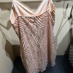 Pink And Gold Guess  Dress