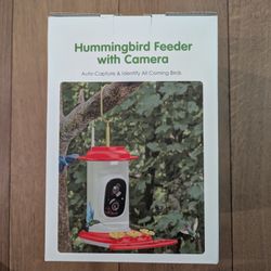 Hummingbird Feeder With Camera