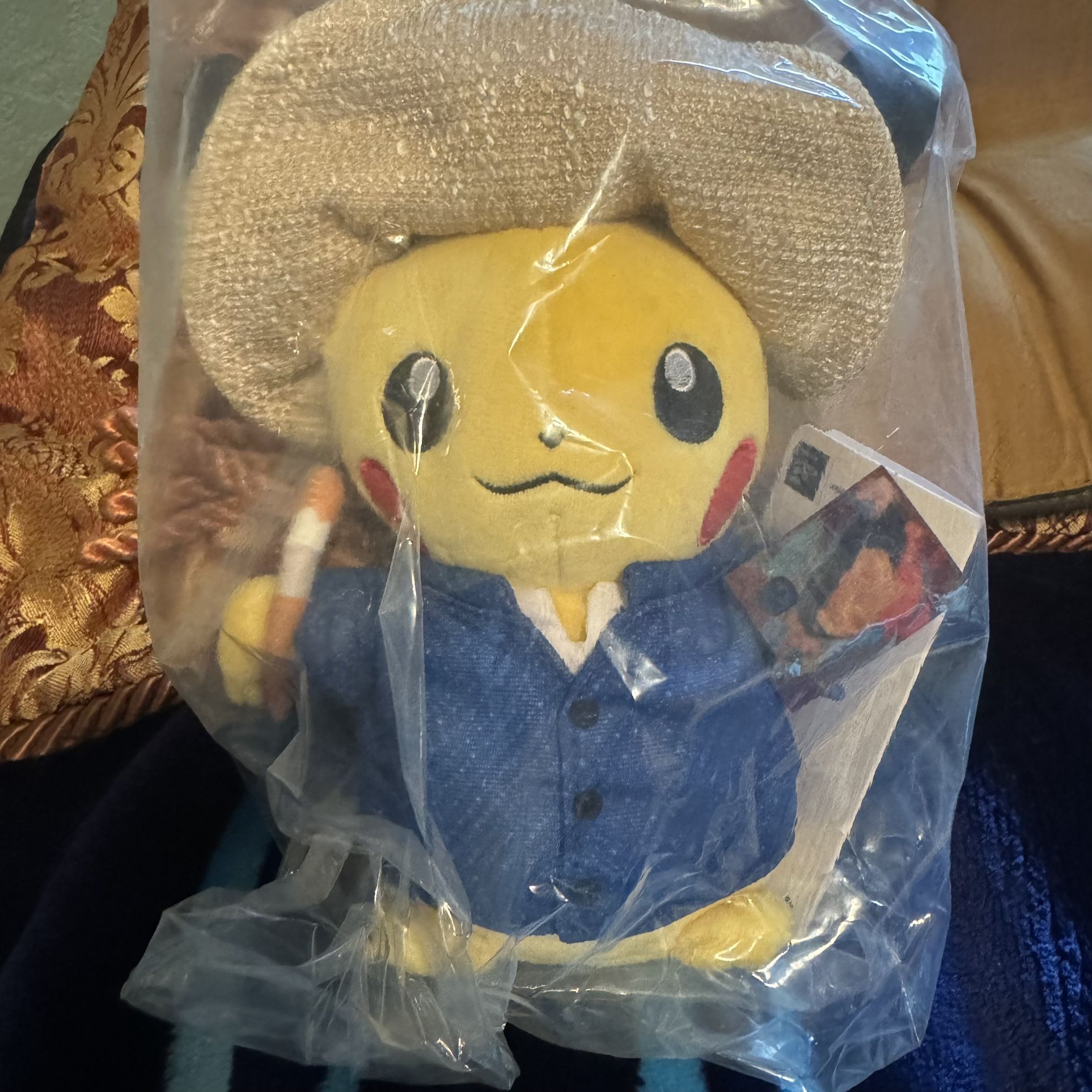 Pokemon Center × Van Gogh Museum: Pikachu Plush - 7 ¾ In. 