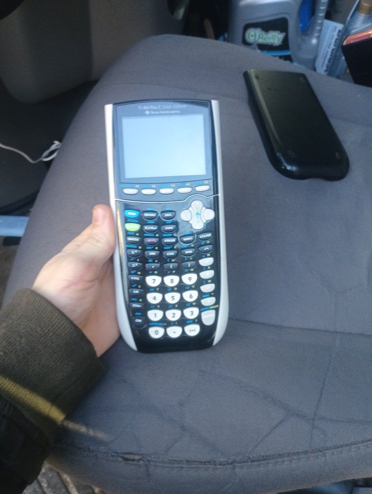 TI-84 Plus C Silver Edition Texas Instruments Calculator