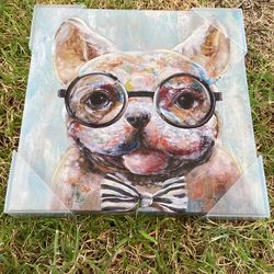French Bulldog painting 