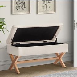 en-tryway ben-ch storage , fabric solid wood  36”