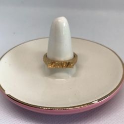 Vintage 1970’s 14 Kt Gold Plated Love And Erotic Ring Size 7