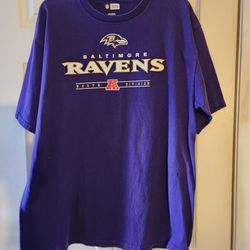 Ravens T Shirt Purple Football Baltimore Bird