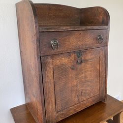 Antique Secretary Cabinet with Drop Down Desk