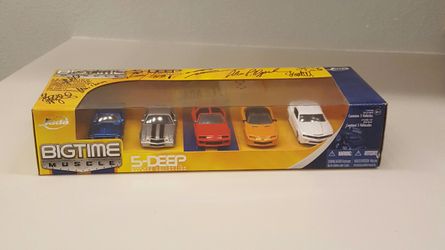 Jada BIGTIME Muscle 5-Deep Camaro set