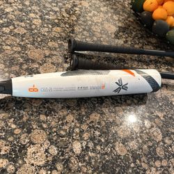 Orange/Black De Marini CF Zen CF (-8) 31in/23oz Barrel 2 3/4 USSSA Baseball Bat 