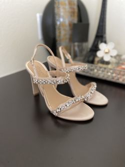 Mischka Champagne Heels 