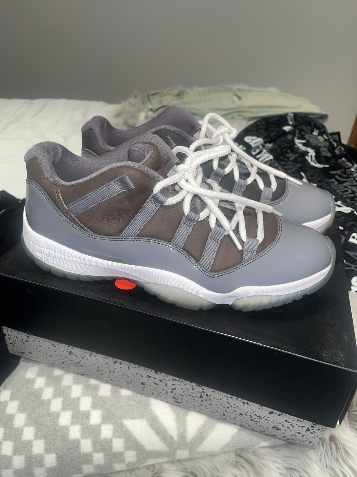 Low Top Cool Grey 11 Size 12
