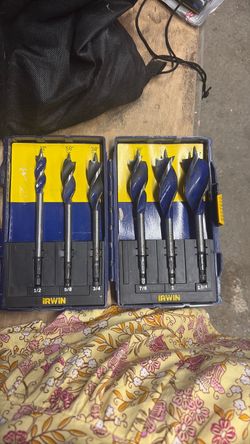 Irwin Spade Drill Bit Sets – 6 Bits Total