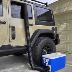 “12V Camping Air Cooler w/ Duct Hose – Overland / Tent Cooling
