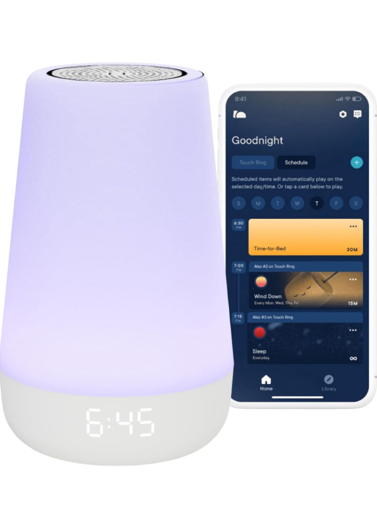 Hatchrest baby sound machine / night light