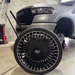 26” Inch Silverado Tahoe Cadillac Escalade Sierra Wheels Rims Tires New 2026