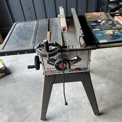 Craftsman 10” Table saw