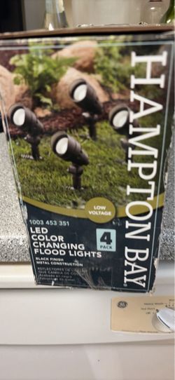 Hampton Bay LED Color Changing Flood Lights 4-Pack