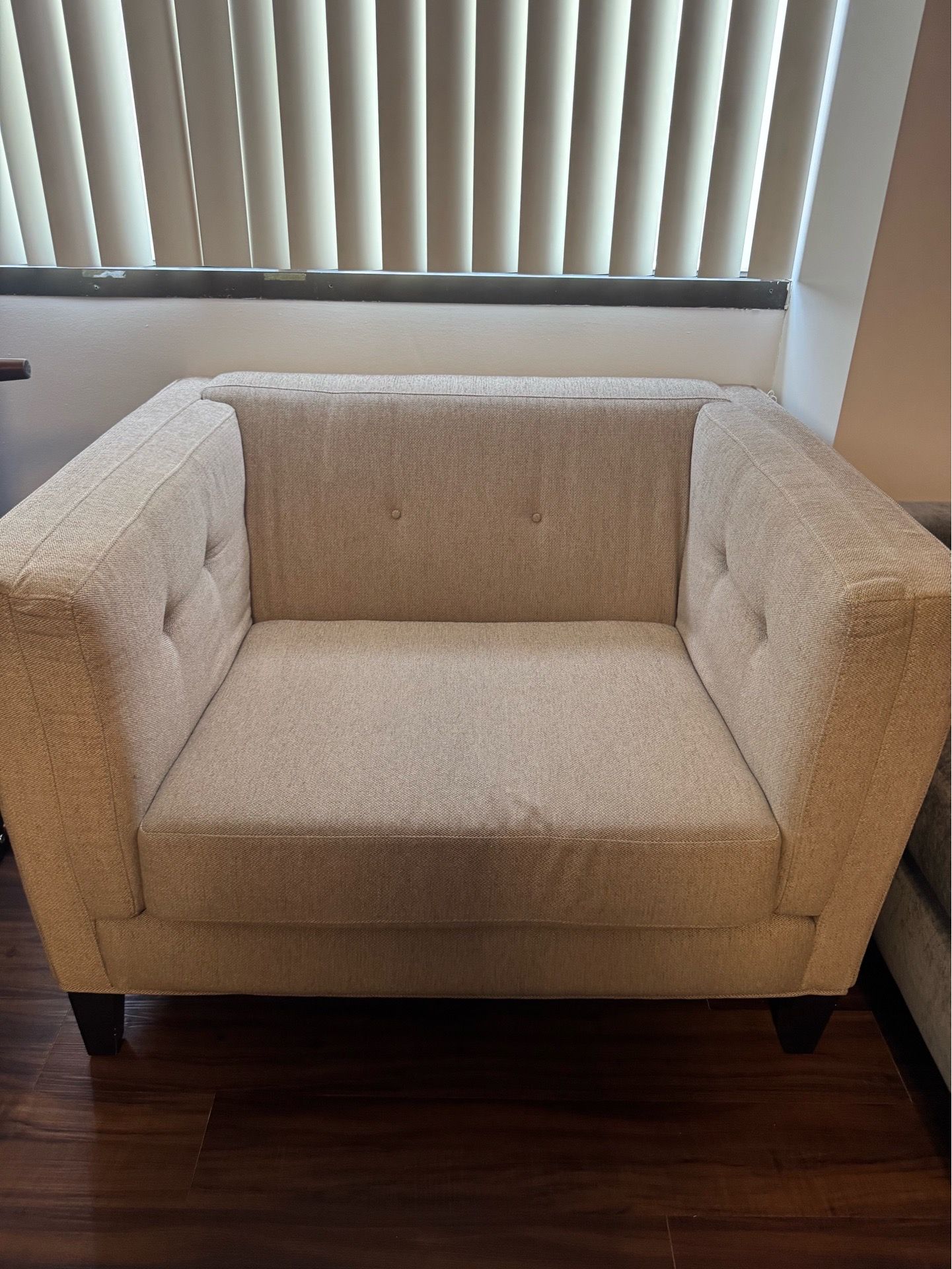 Oversized chair from living spaces