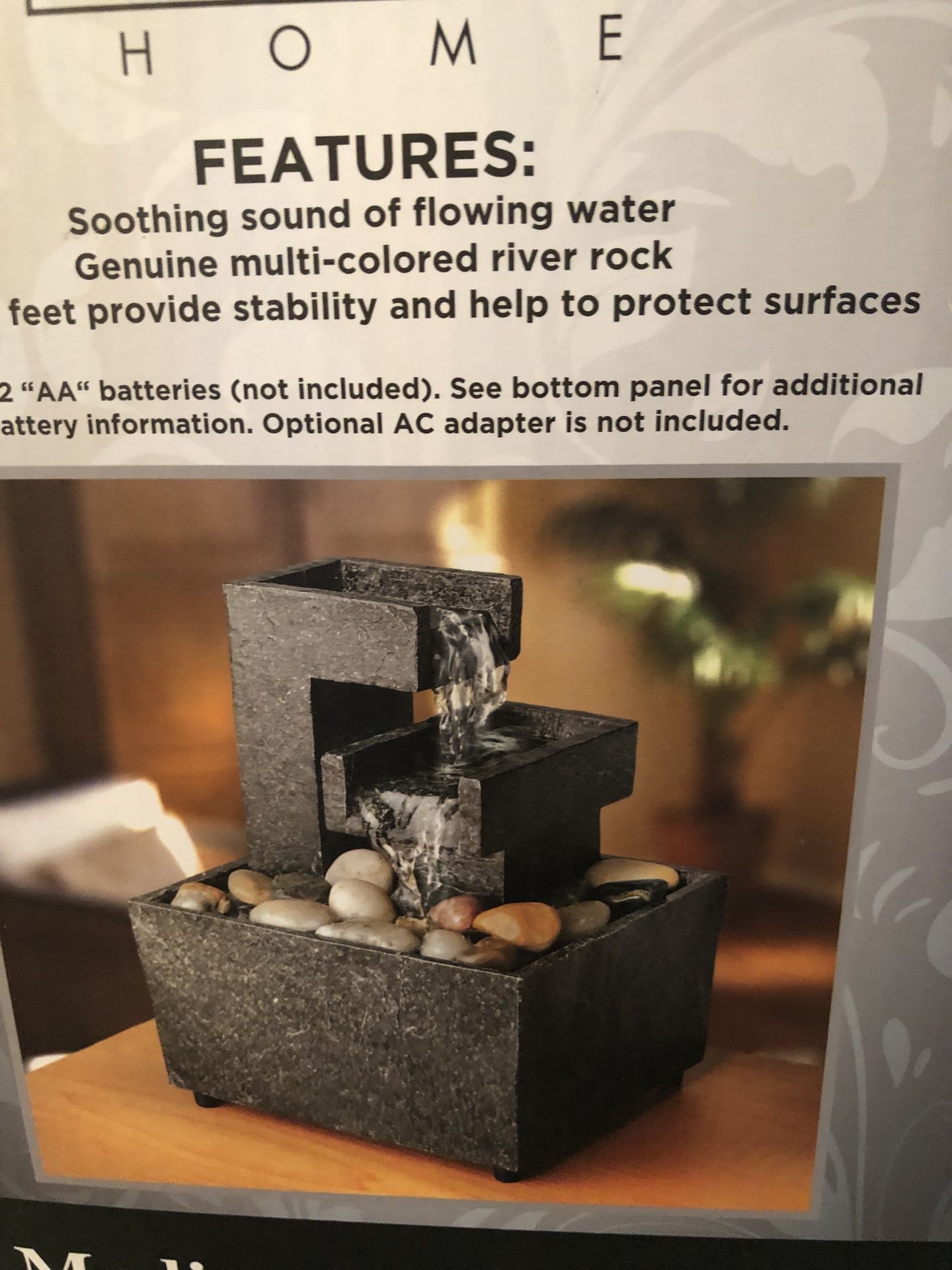 Miniature zen water fountain decor