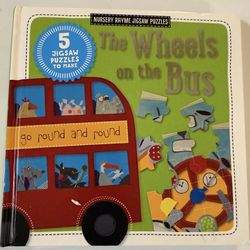The Wheels On The Bus Book & Jigsaw Puzzles New