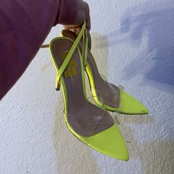 Neon Green Heels