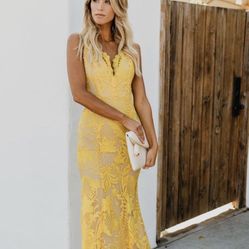 Yellow Maxi Dress