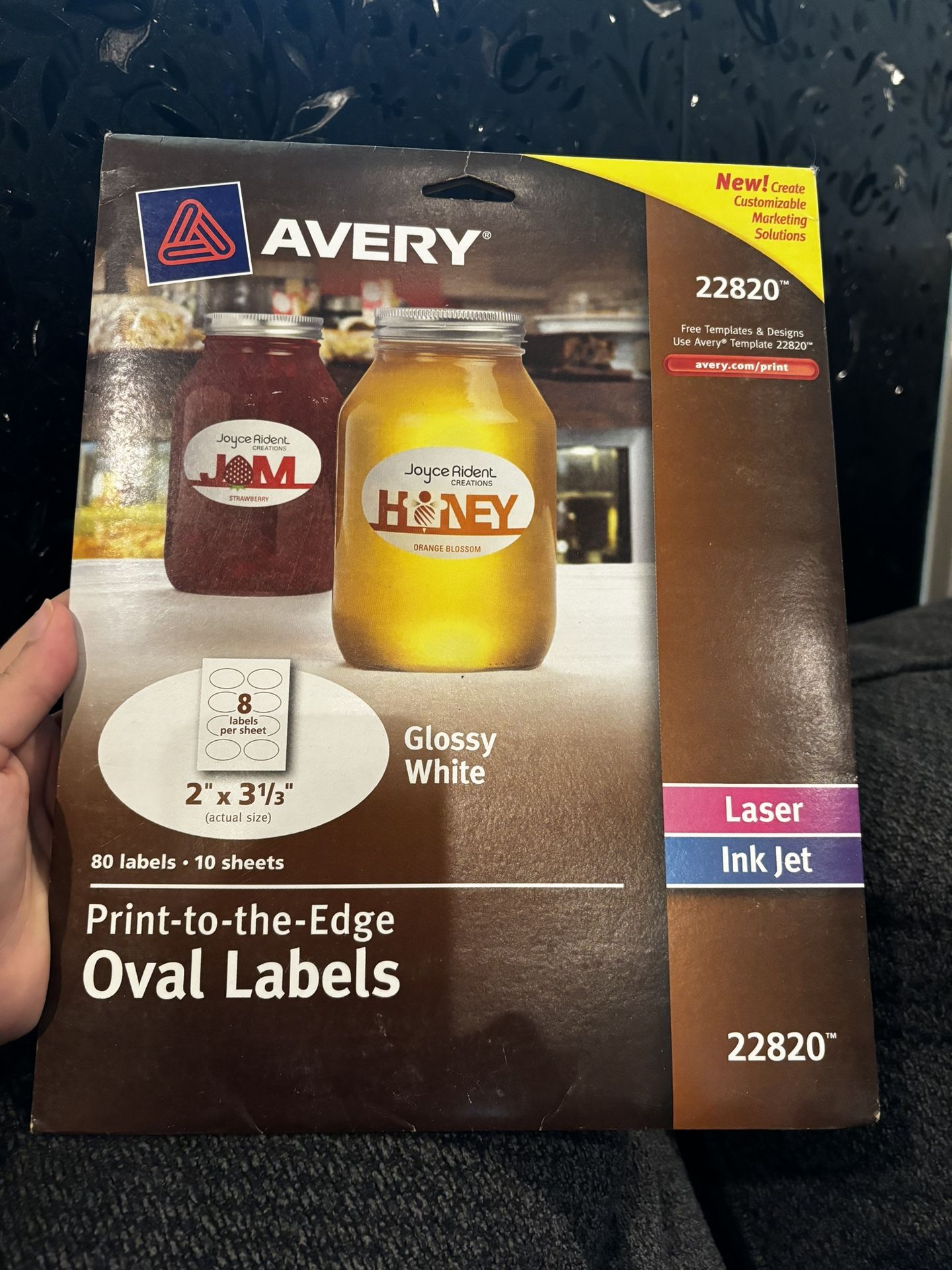 Avery Mason Jar Labels