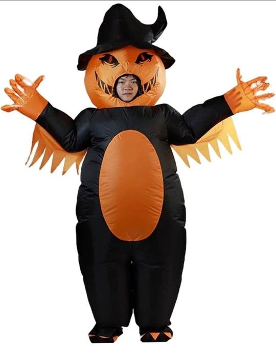Adult full body inflatable pumpkin costume
