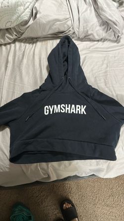Gym shark cropped hoodie