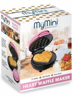 Mini Waffle Maker (pink)