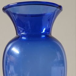 Small Blue Vase