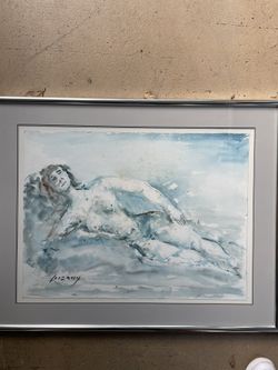 Puerto Rican Artist Epifanio Irizarry Watercolor Painting 