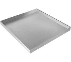 Heavy Duty 304 Stainless Steel Washer Machine Drain Pan, Drip Tray Catch Washing Machine Pan Washer Pan Washing Machine Drain Pan No Hole for Washers,