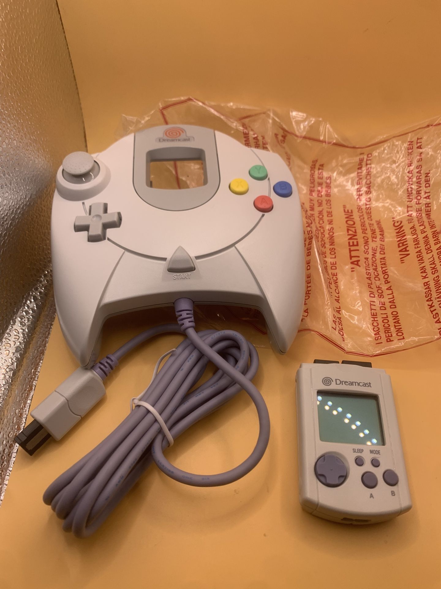 Dreamcast Controller Never Used +vmu