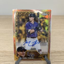2023 Topps Chrome Michael Toglia Auto /25