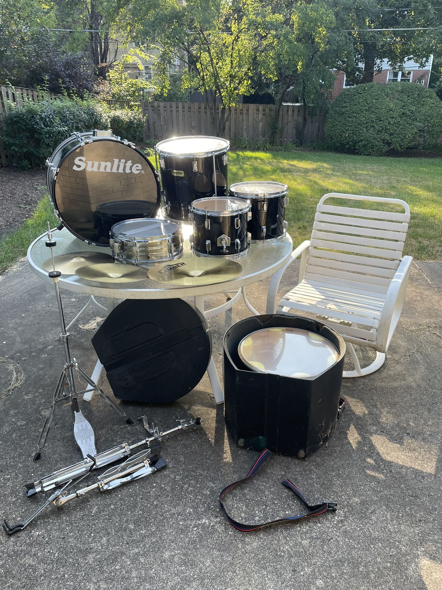 Sunlite Semi-professional Drum Set Full Set