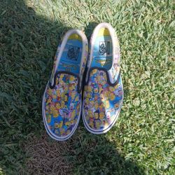Simpsons Vans Size 6.5
