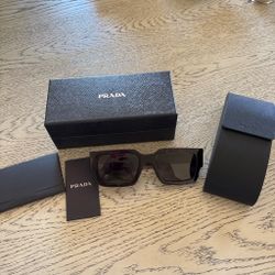 Prada Square Sunglasses with Full Box Set
